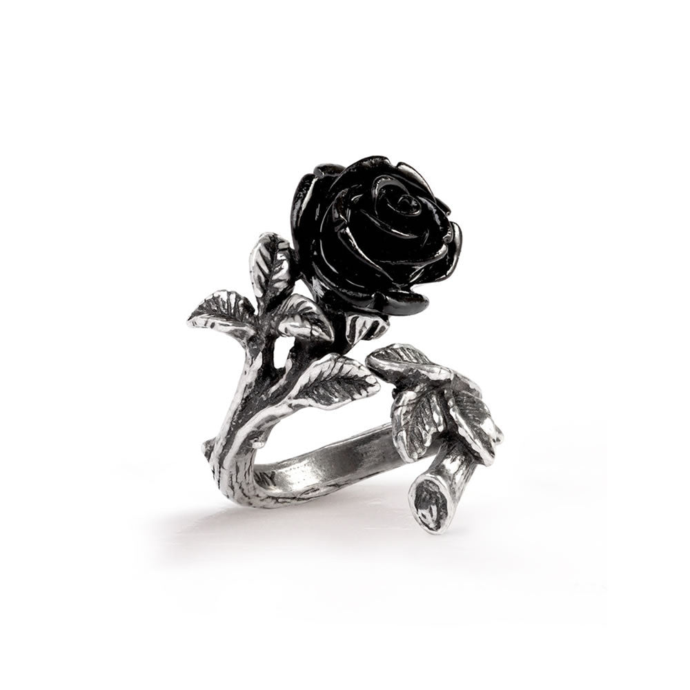 Wild Black Rose Ring | Handmade Gothic Jewelry | Alchemy – Alchemy