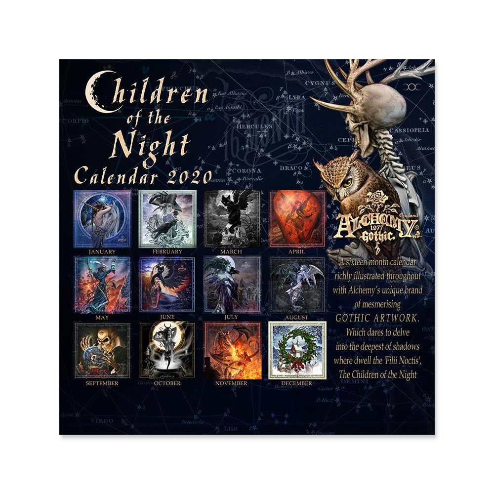 Alchemy 'Children of the Night' 2020 Calendar