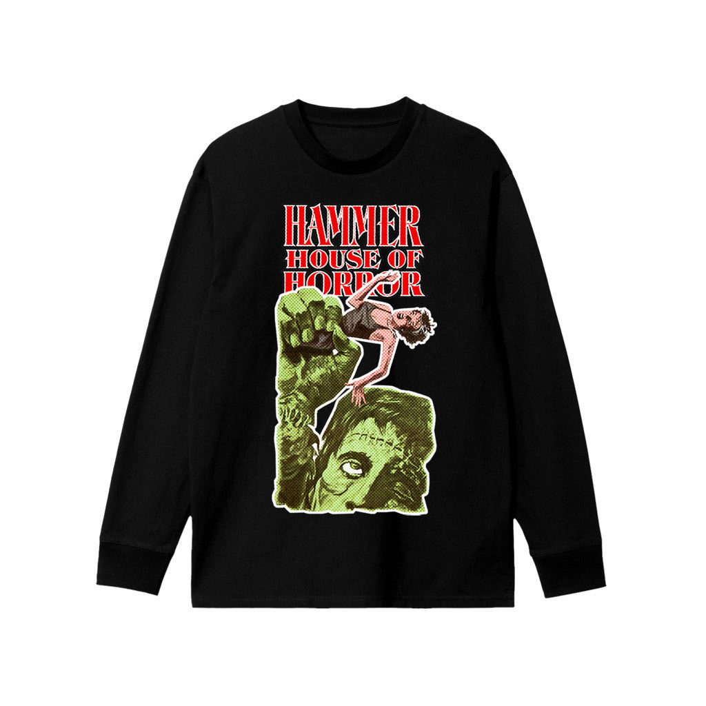 Curse of Frankenstein L/S T-Shirt - Black