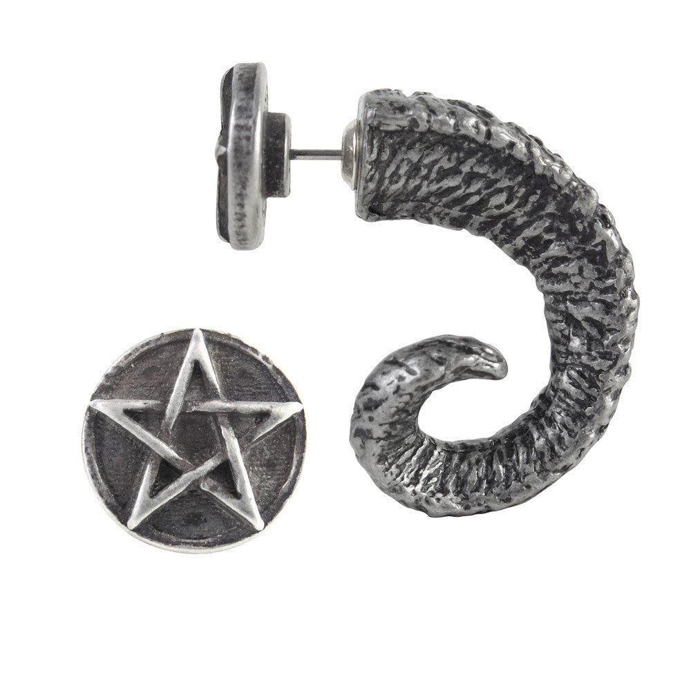 Magic Ram's Horn Earring