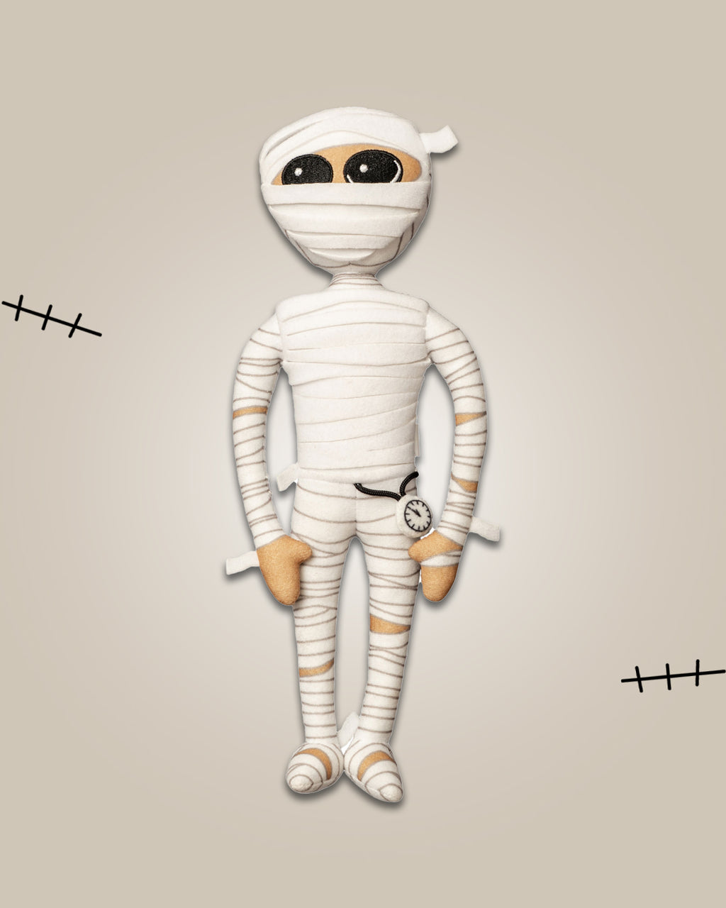 Mummington Plush. Glow in the dark watch