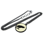 Caw at the Moon Pendant