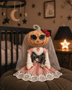 Pumkinella Plush. Glow in the dark watch