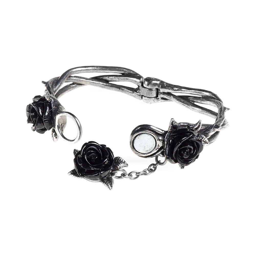 Wild Black Rose Bracelet