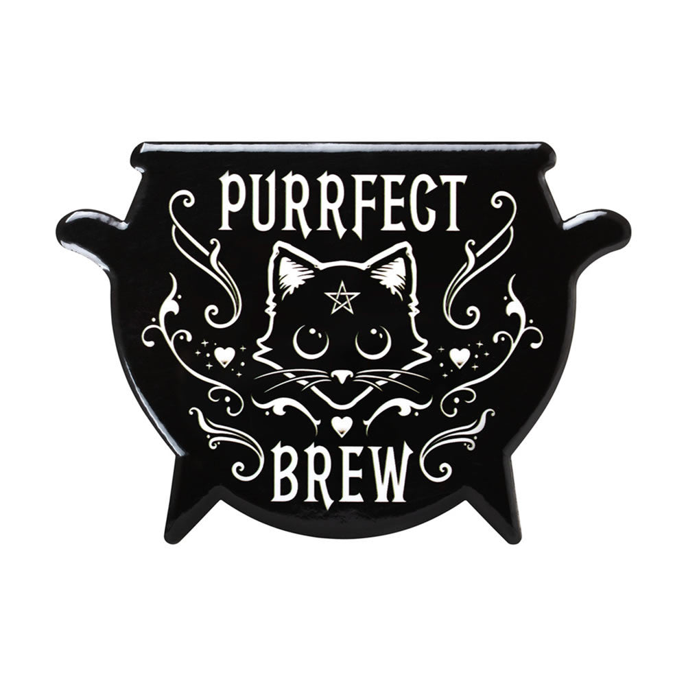 Purrfect Brew Coaster