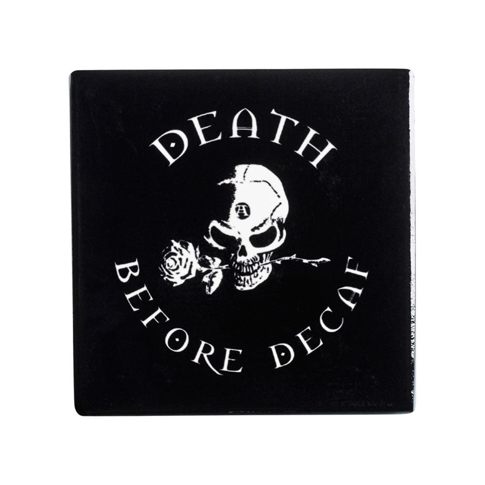 Death Before Decaf Coaster