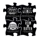 Spooky Cocktail Coaster Set