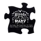 Spooky Cocktail Coaster Set