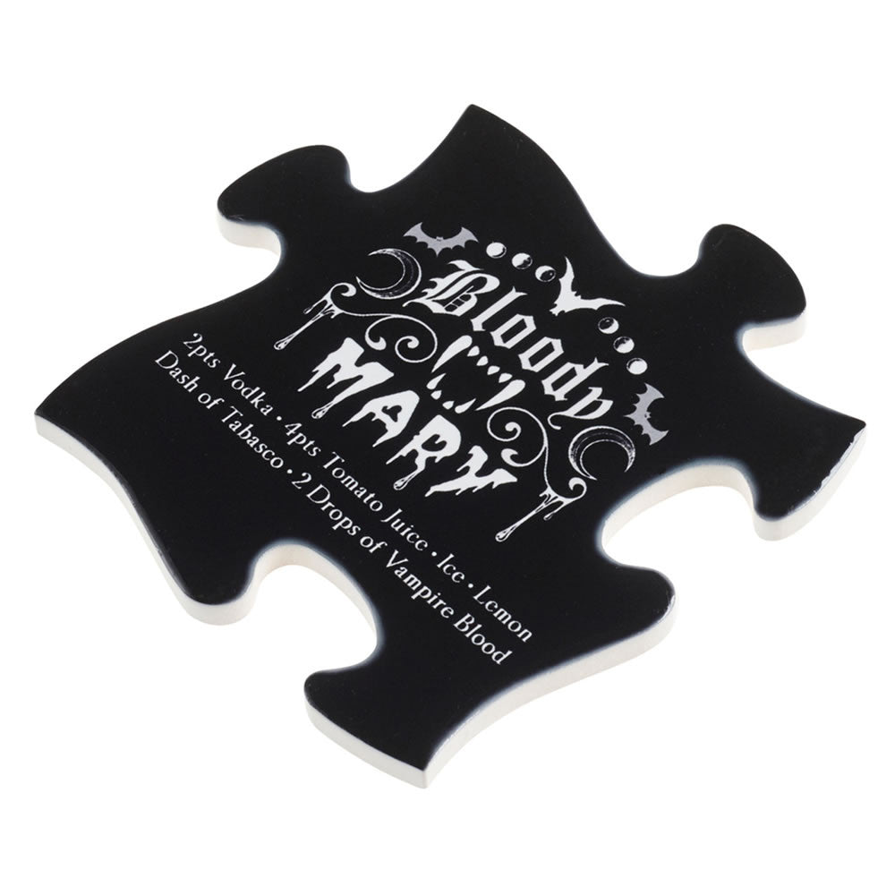 Spooky Cocktail Coaster Set