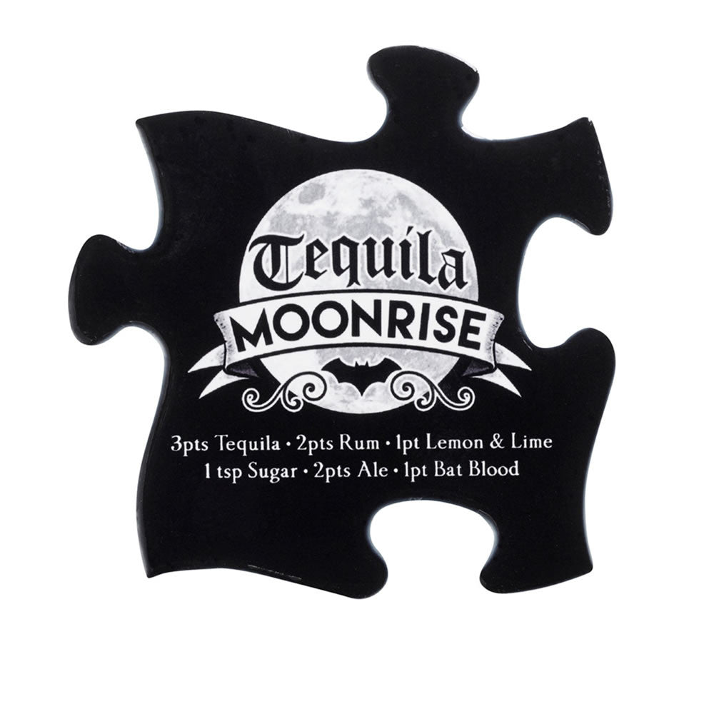 Spooky Cocktail Coaster Set