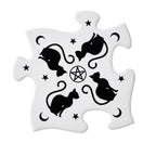Black Cats Coaster Set