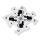 Black Cats Coaster Set