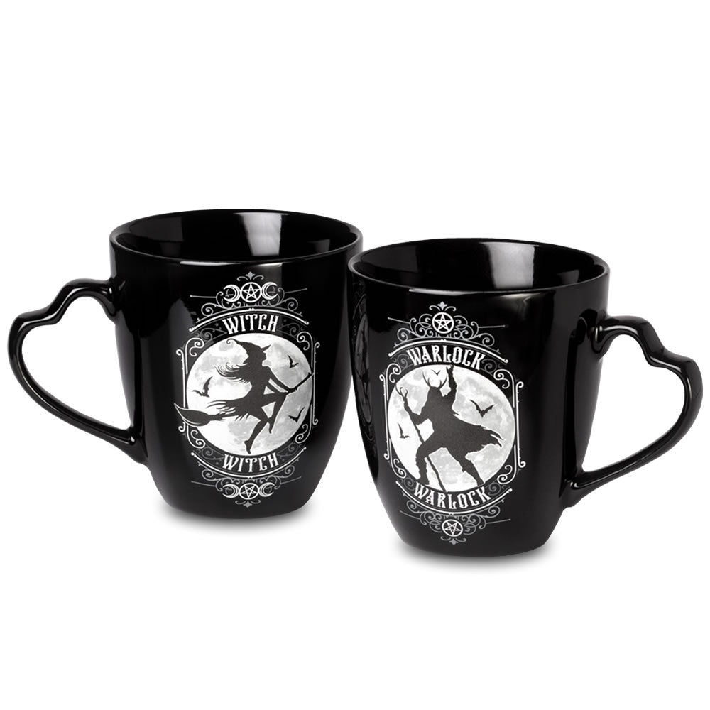 Witch & Warlock Mug Set