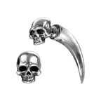 Tomb Skull Horn Earring