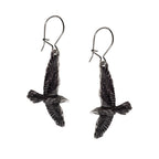 Black Raven Earrings