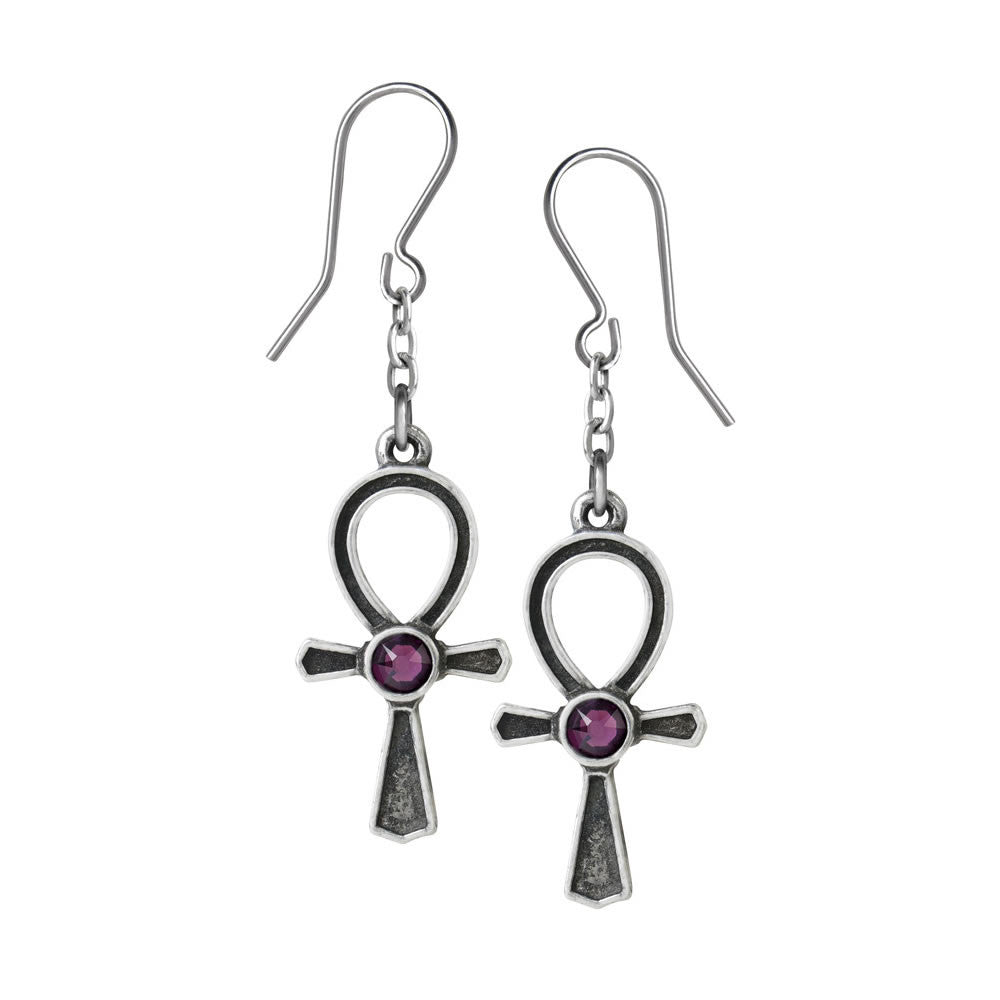 Ankh of Osiris Earrings