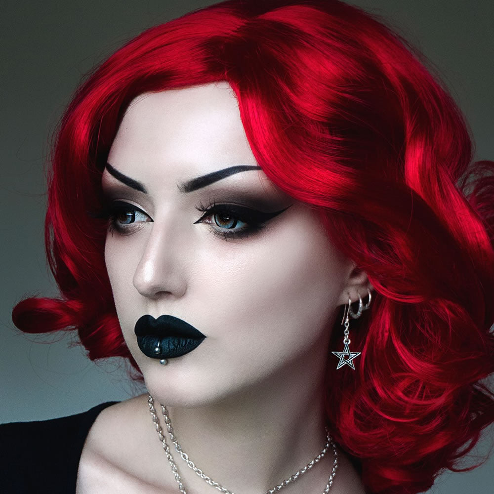 Black Star Earrings