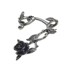Black Rose Ear Wrap