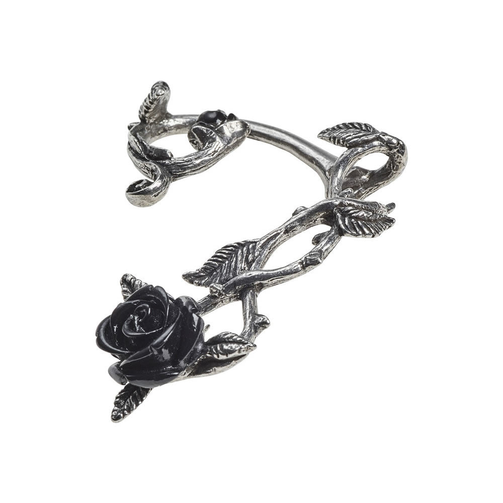 Black Rose Ear Wrap