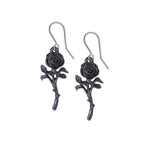 The Romance of the Black Rose Earrings