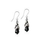Empyrean Tear Earrings - Black