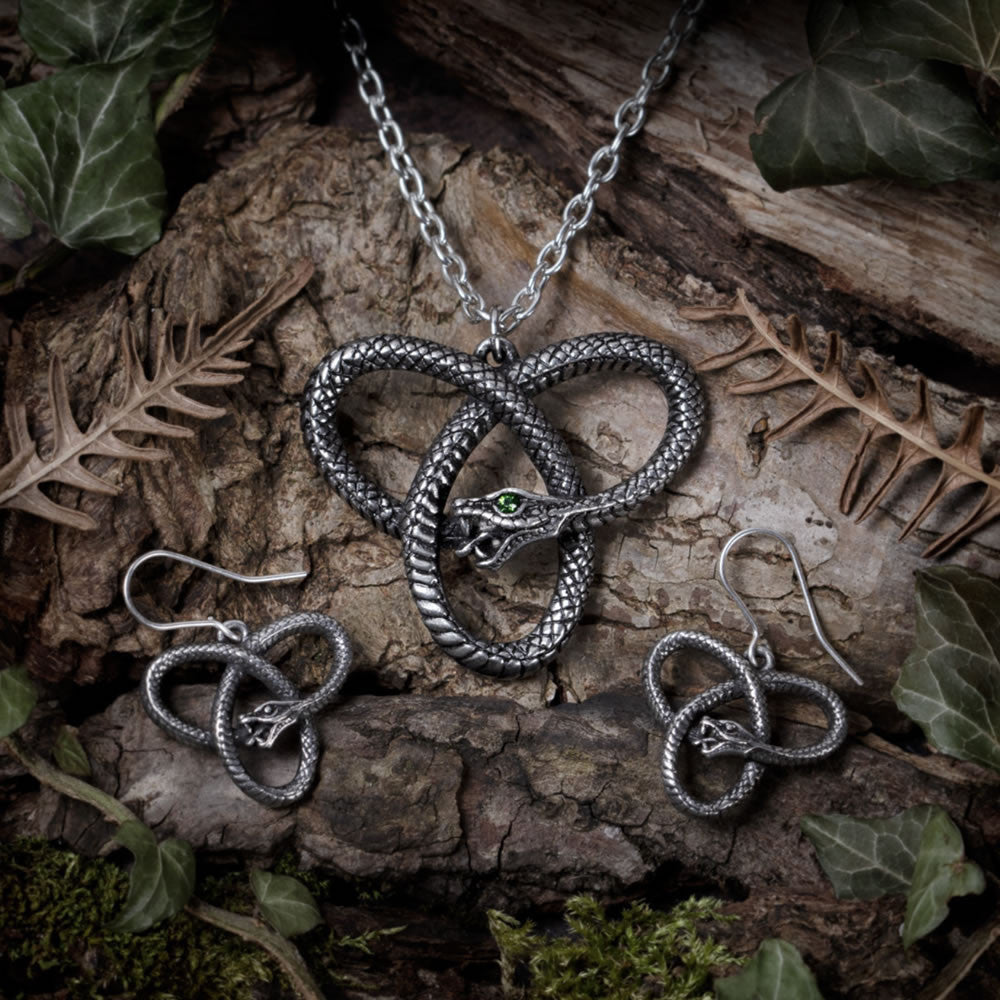 Eve's Triquetra Dropper Earrings