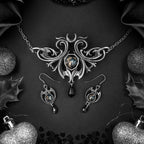 Midnight Memorial Dropper Earrings