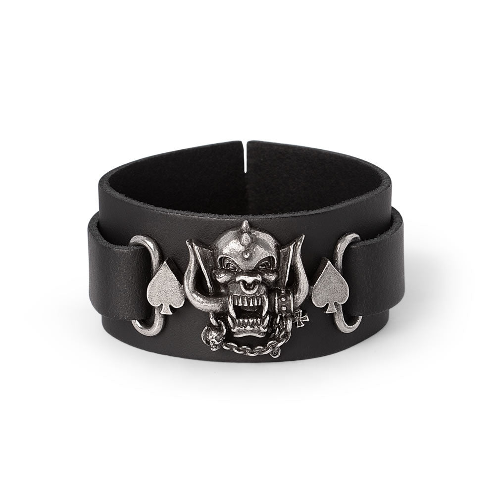 Motörhead Warpig Leather Wrist Strap