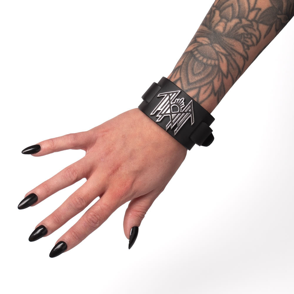 Sleep Token Leather Wrist Strap
