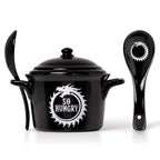 So Hungry Bowl & Spoon Set