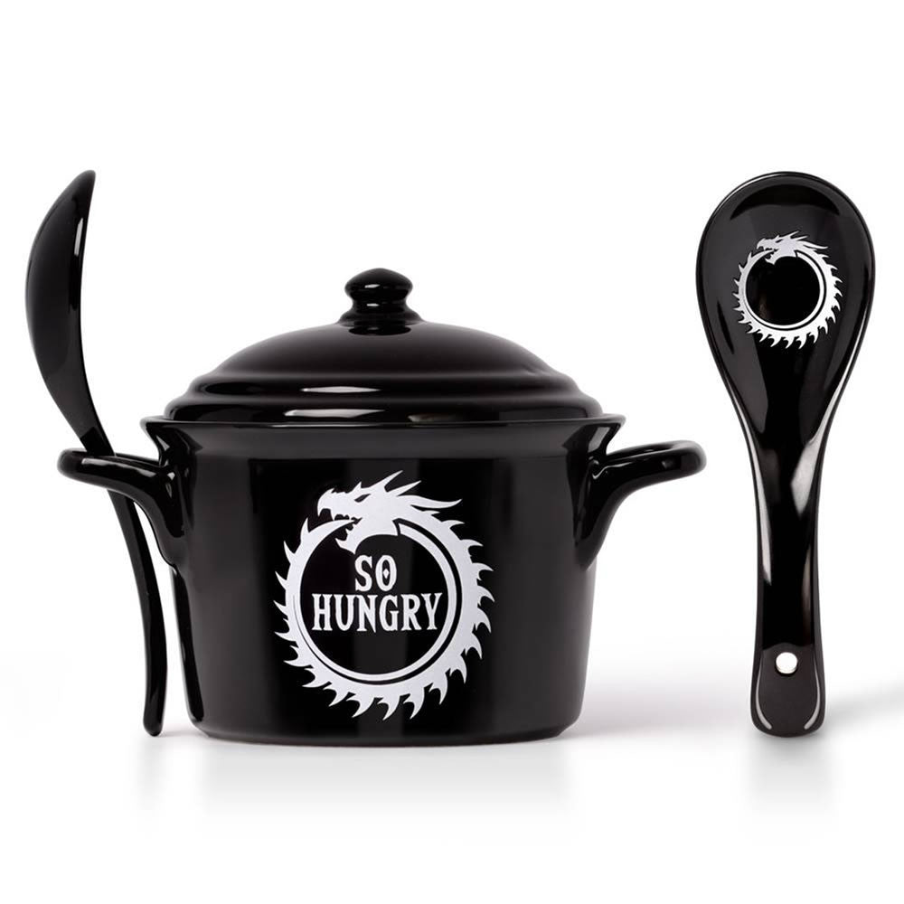 So Hungry Bowl & Spoon Set