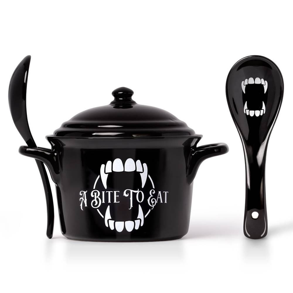 A Bite to Eat Bowl & Spoon Set