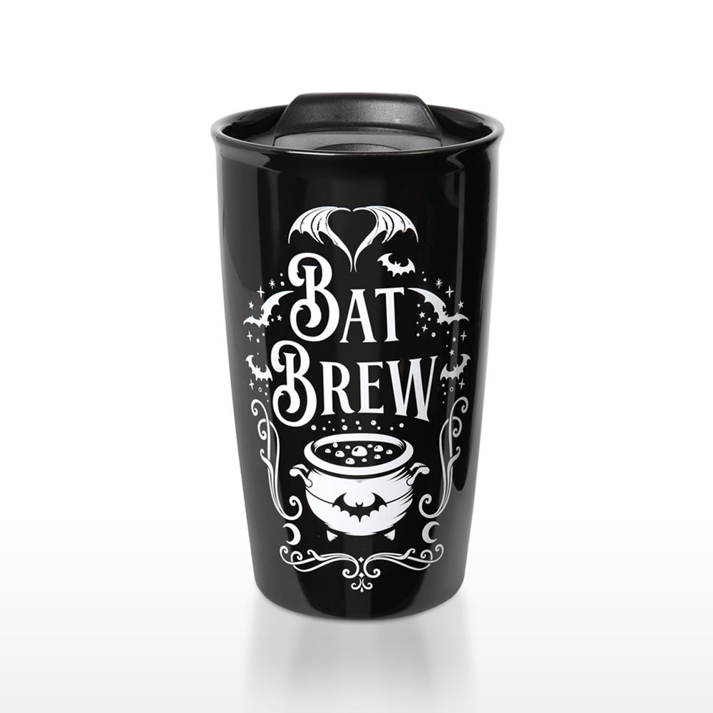 Bat Brew Double Walled Travel Mug