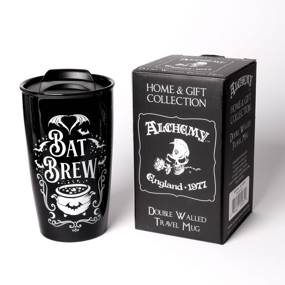 Bat Brew Double Walled Travel Mug