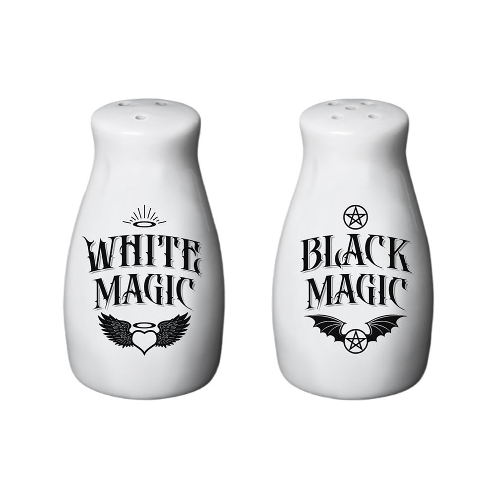 White Magic / Black Magic Salt & Pepper Set