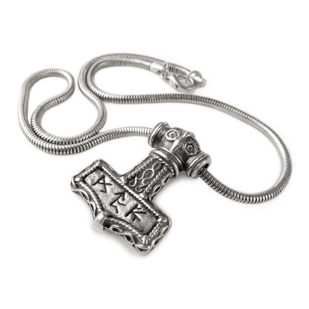 Bindrune Hammer Pendant