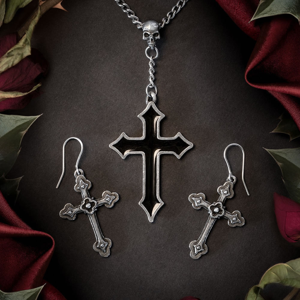 Osbourne's Cross Pendant | Handmade Gothic Jewelry | Alchemy