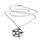 Wiccan Elemental Pentacle Necklace