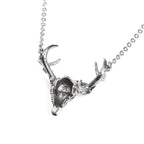 White Hart Black Rose Pendant