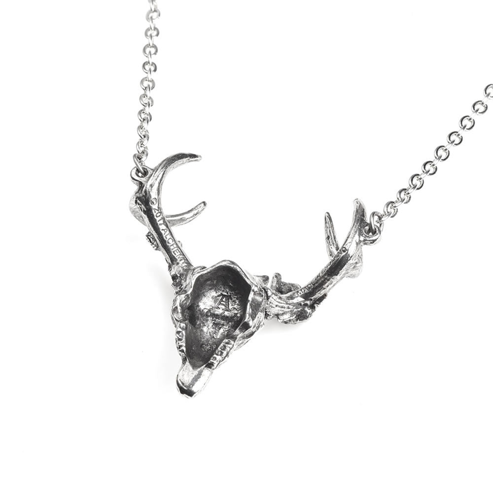 White Hart Black Rose Pendant