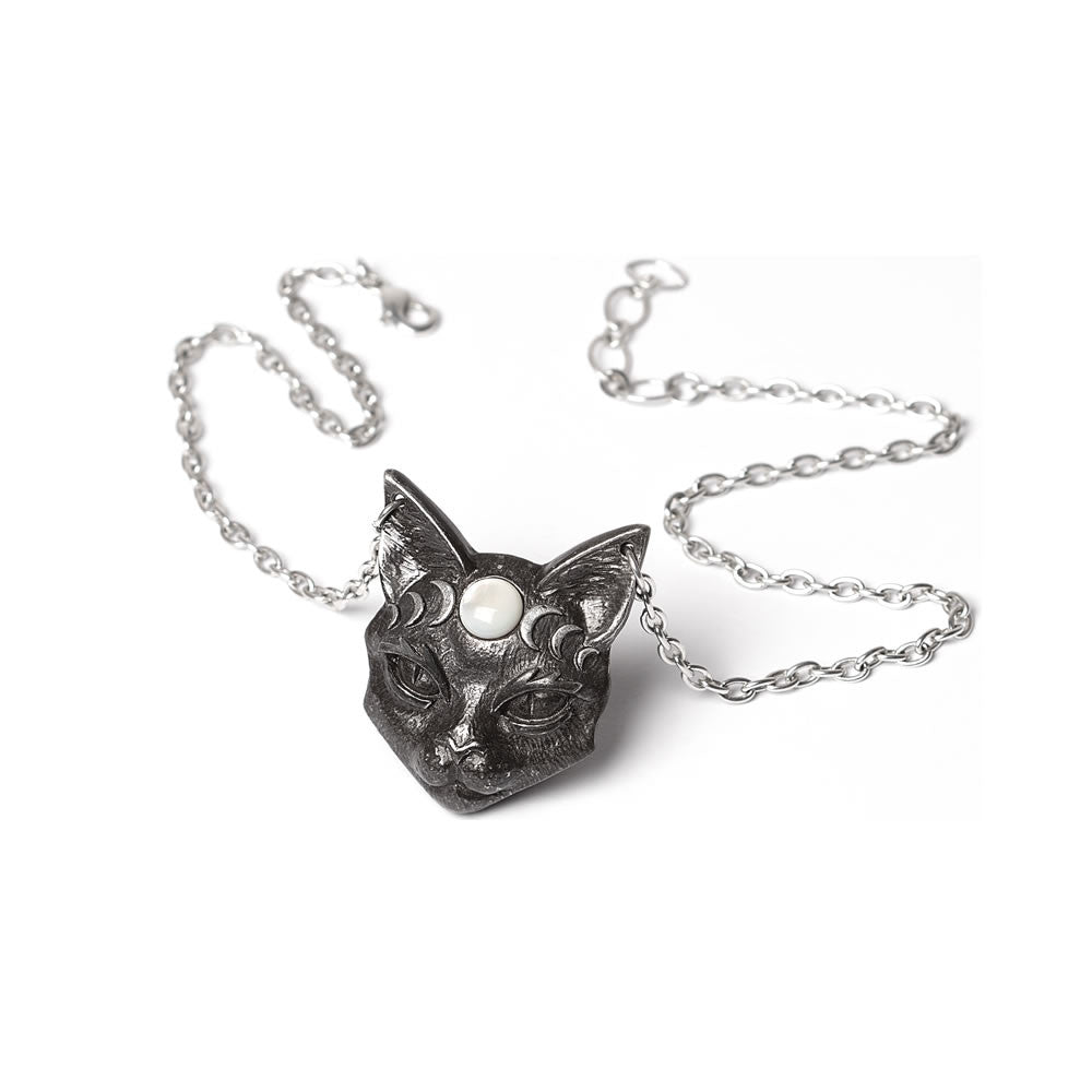 Mystic Moon Cat Pendant