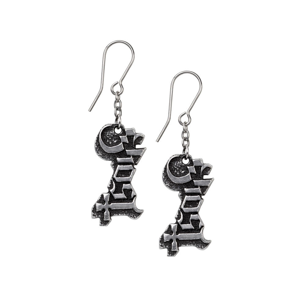 Ghost Logo Earrings