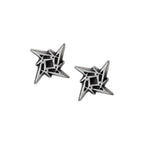 Metallica Ninja Star Logo Ear Stud Earrings