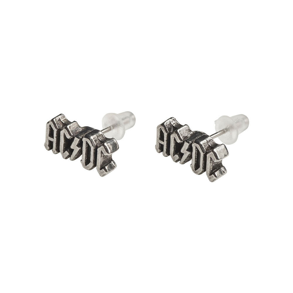 AC/DC Logo Stud Earrings
