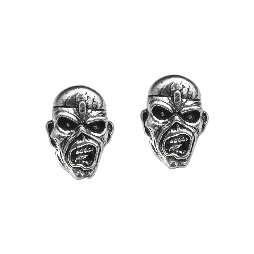 Iron Maiden Piece of Mind Stud Earrings