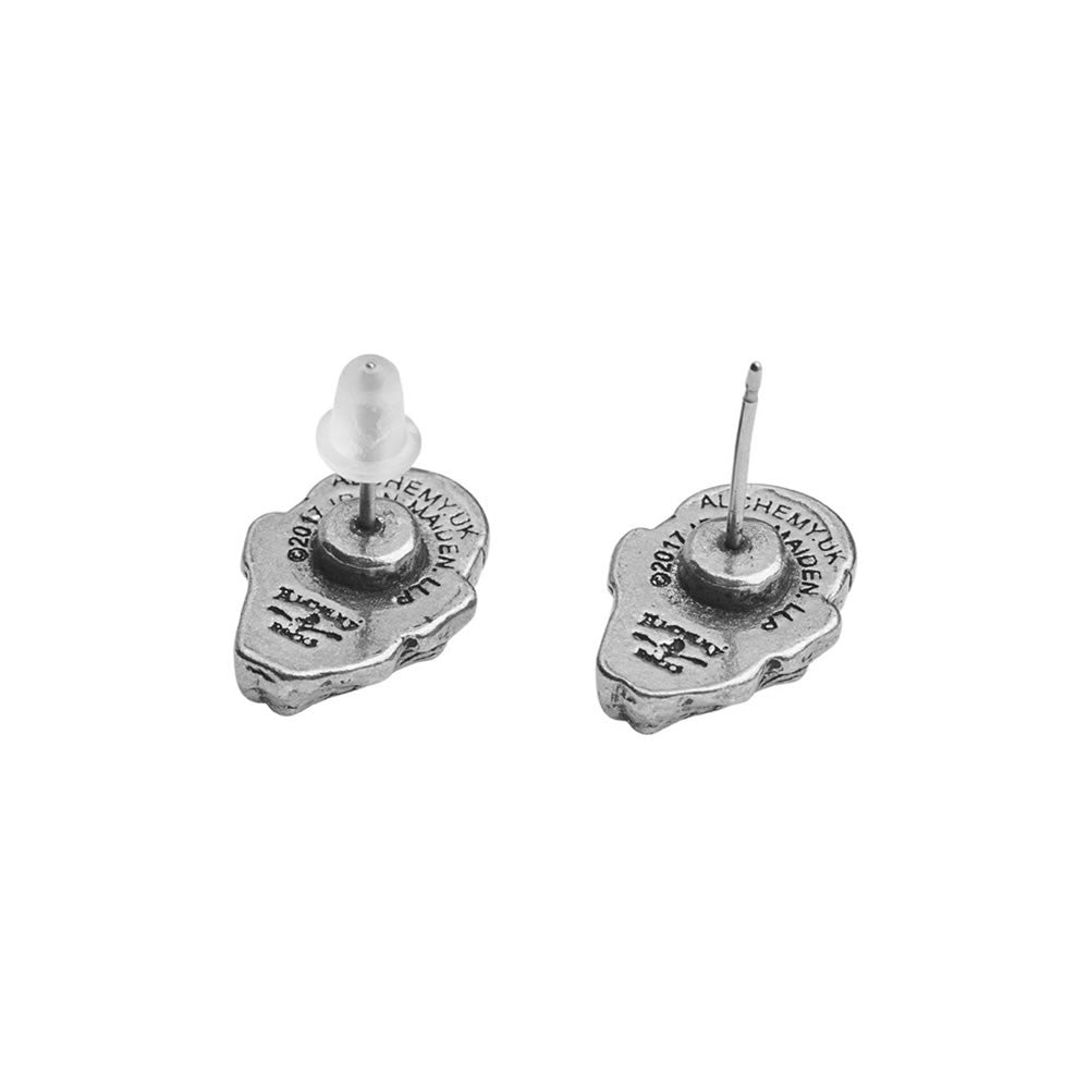 Iron Maiden Piece of Mind Stud Earrings