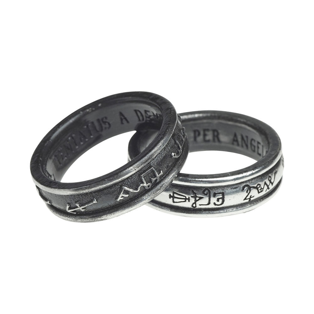 Demon Black & Angel White Ring