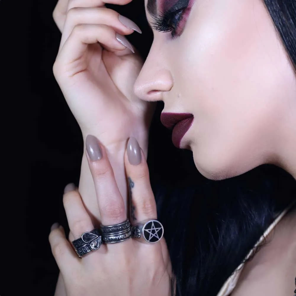 Demon Black & Angel White Ring