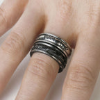 Demon Black & Angel White Ring