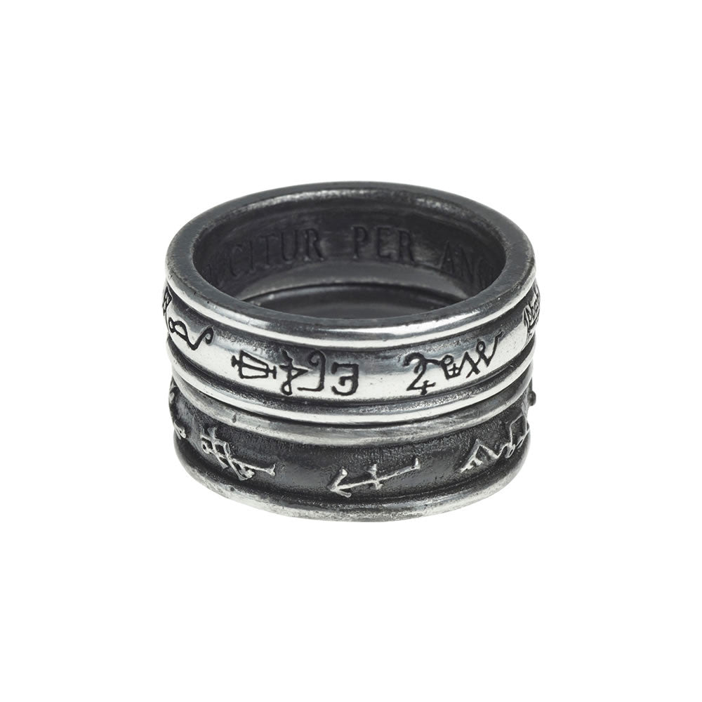 Demon Black & Angel White Ring